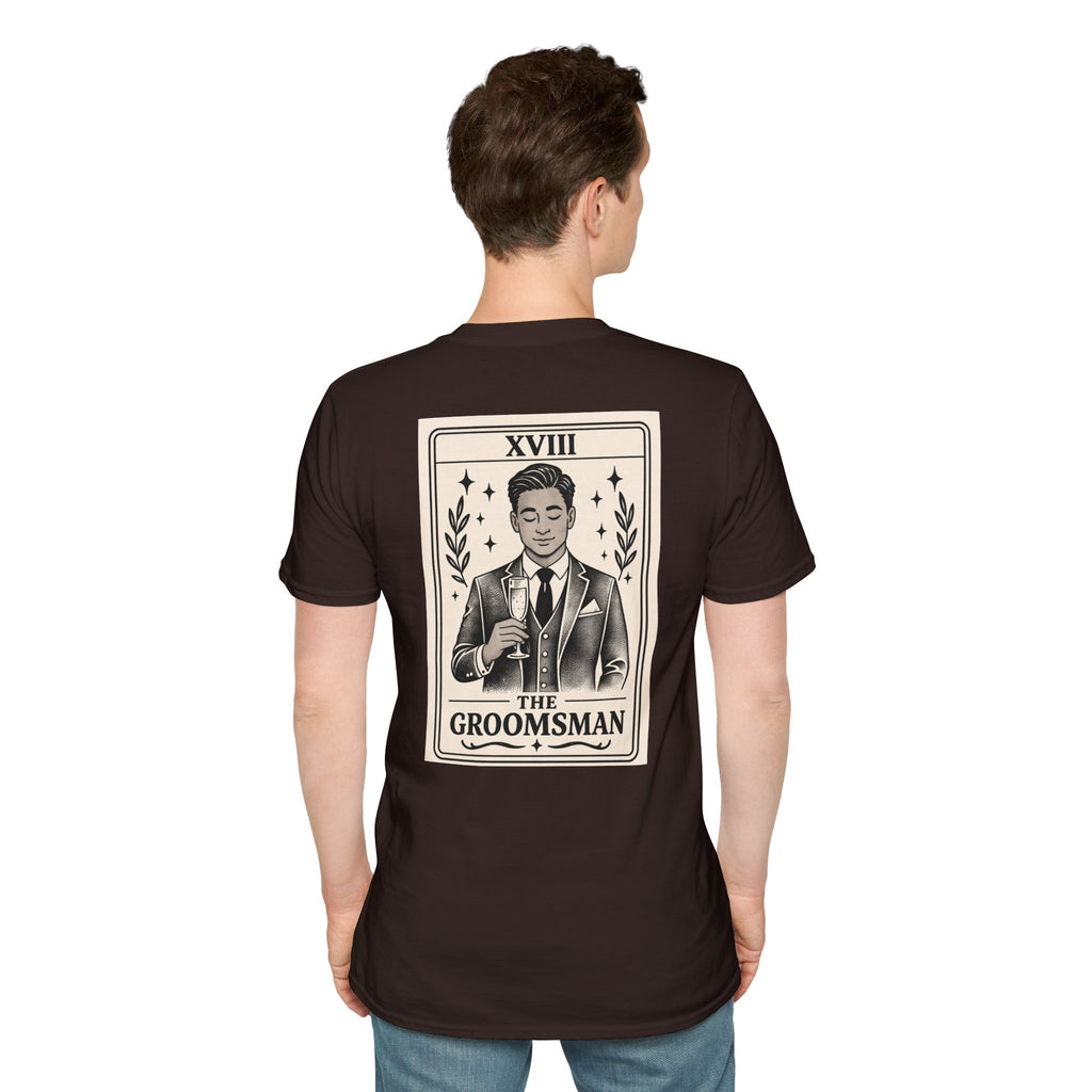 The Groomsman T-Shirt | Tarot Card Groom Illustration