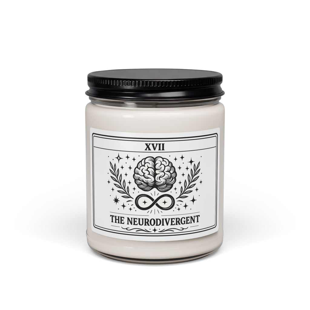 The Neurodivergent Brain Candle soy candle | 9oz scented jar