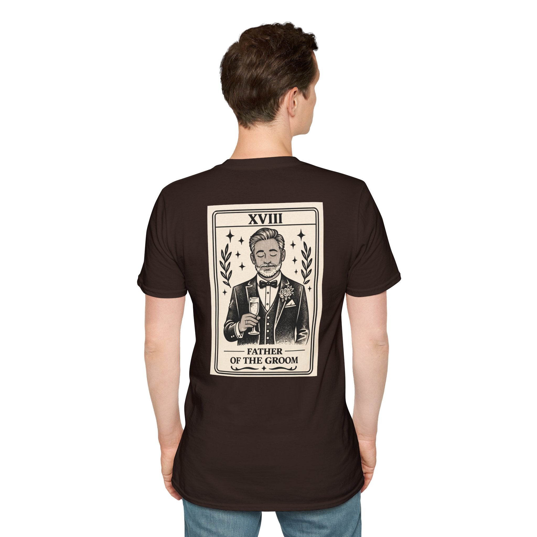 Father of the Groom T-Shirt | Tarot Card Illustration, Wedding Party Shirt