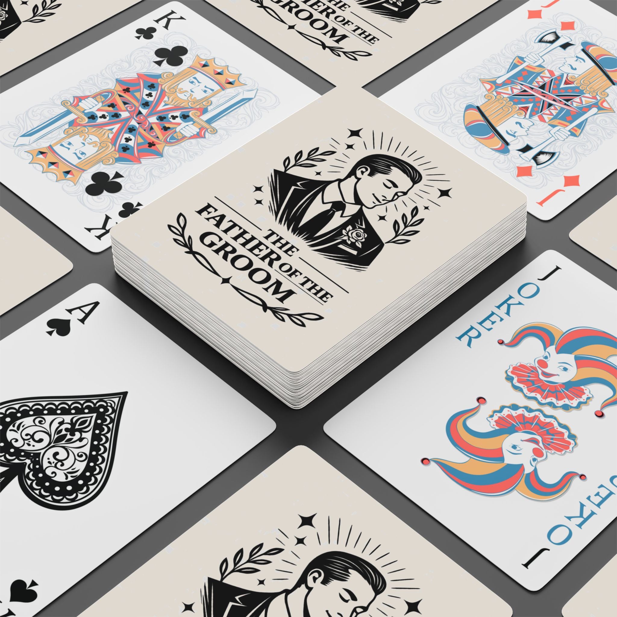 Father of the Groom Playing Cards | Wedding Poker Deck