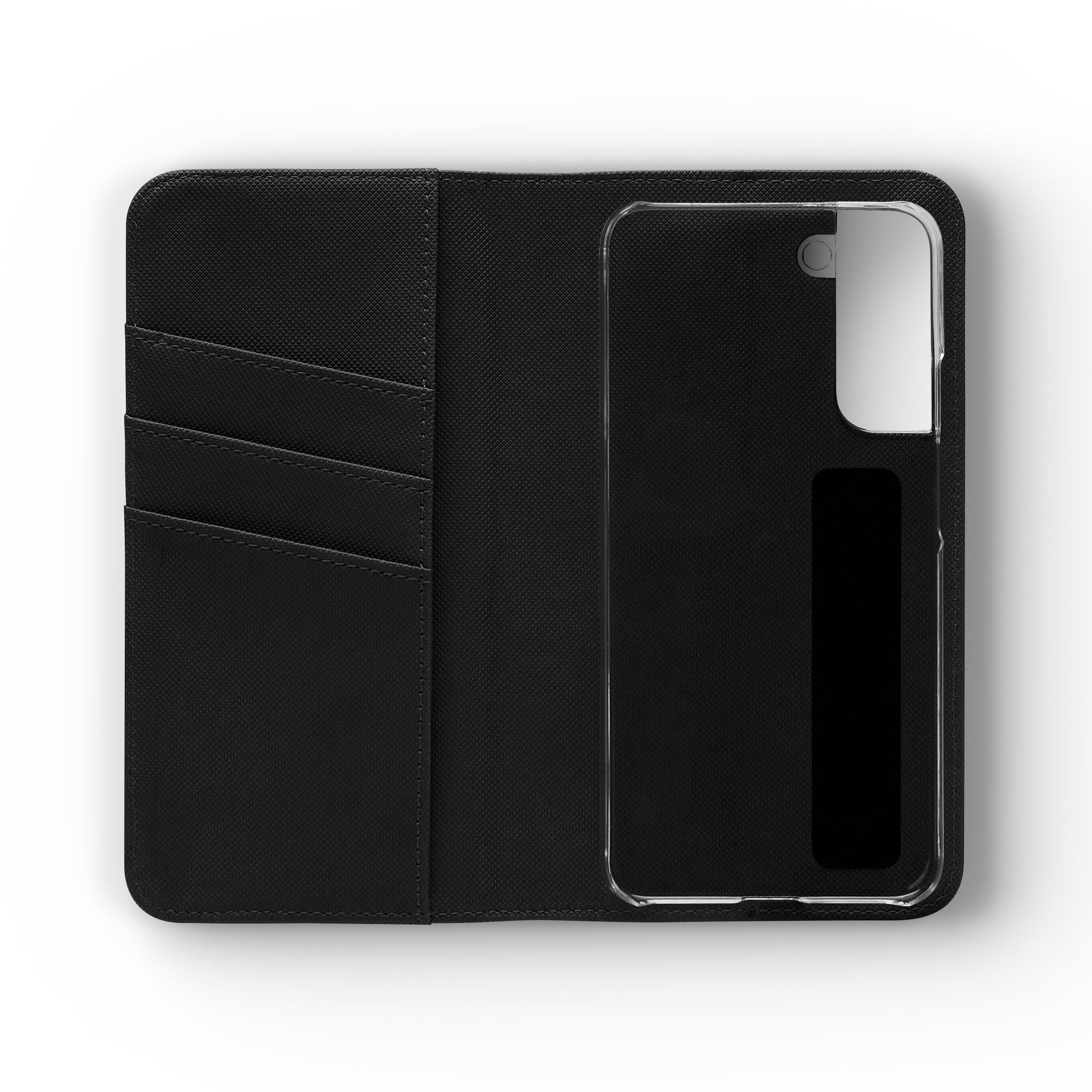 Blueberry Watercolor Pattern Flip Case | Phone Wallet, Card Slots