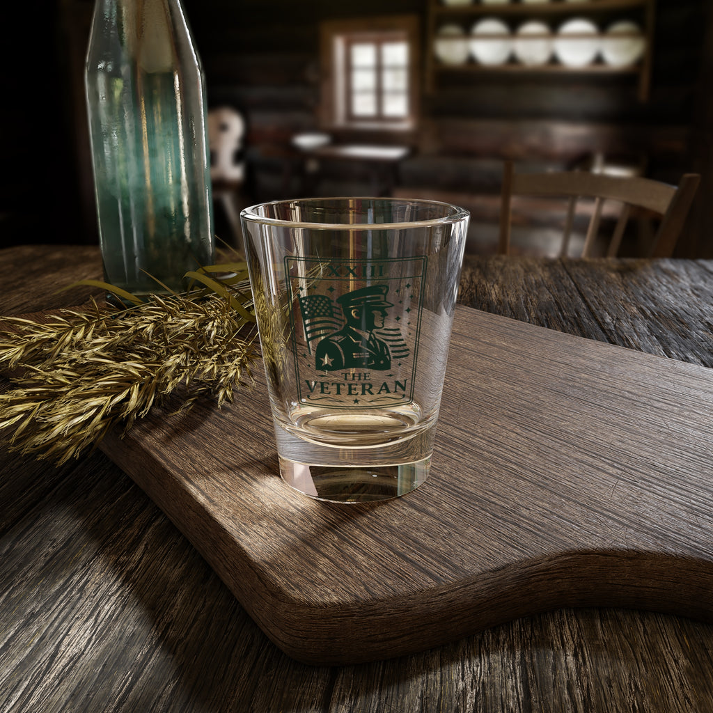 The Veteran Shot Glass | Military Tribute 1.5oz