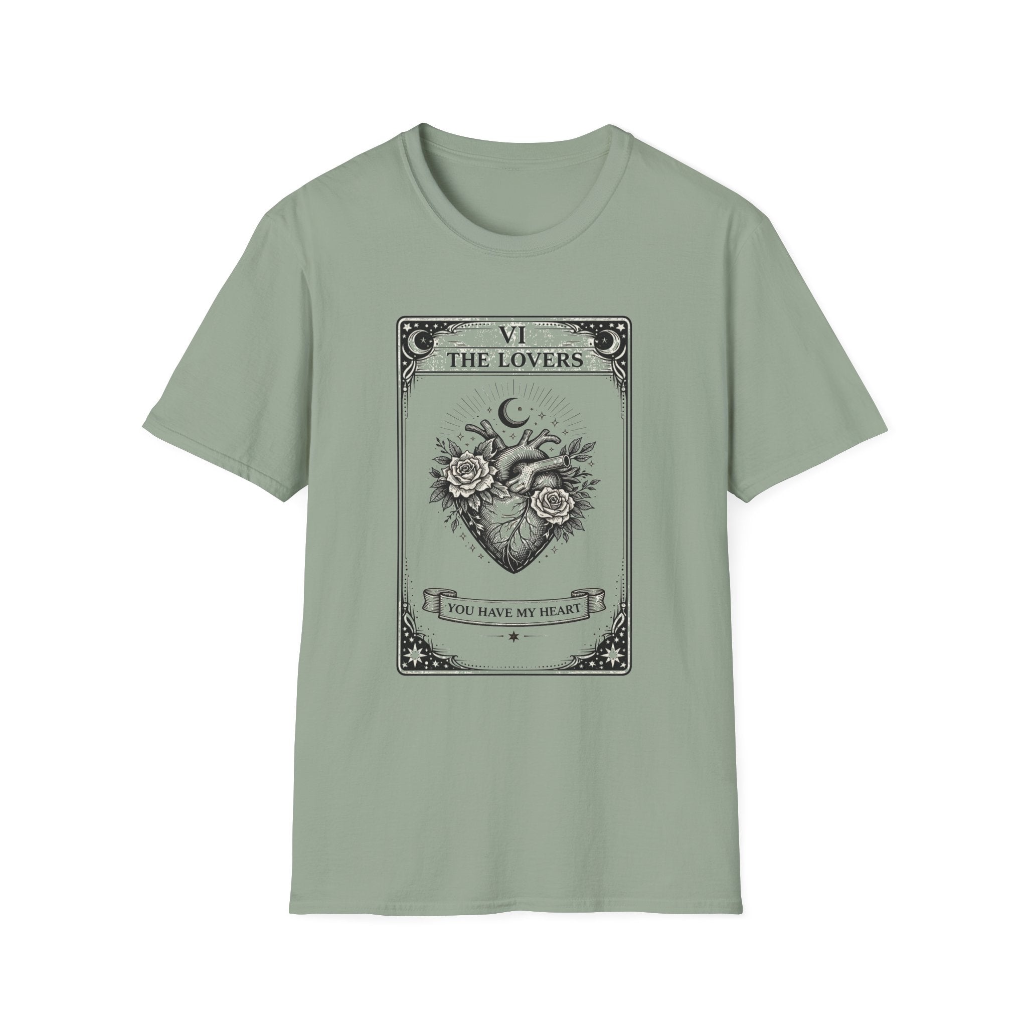 The Lovers Tarot Shirt You Have My Heart T Shirt Romantic Gift Vintage Tarot Graphic Tee