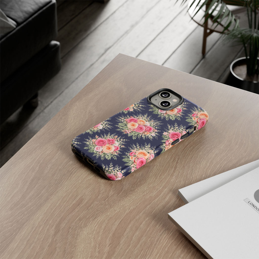 Vintage Rose Bouquet Phone Case | Floral iPhone Cover