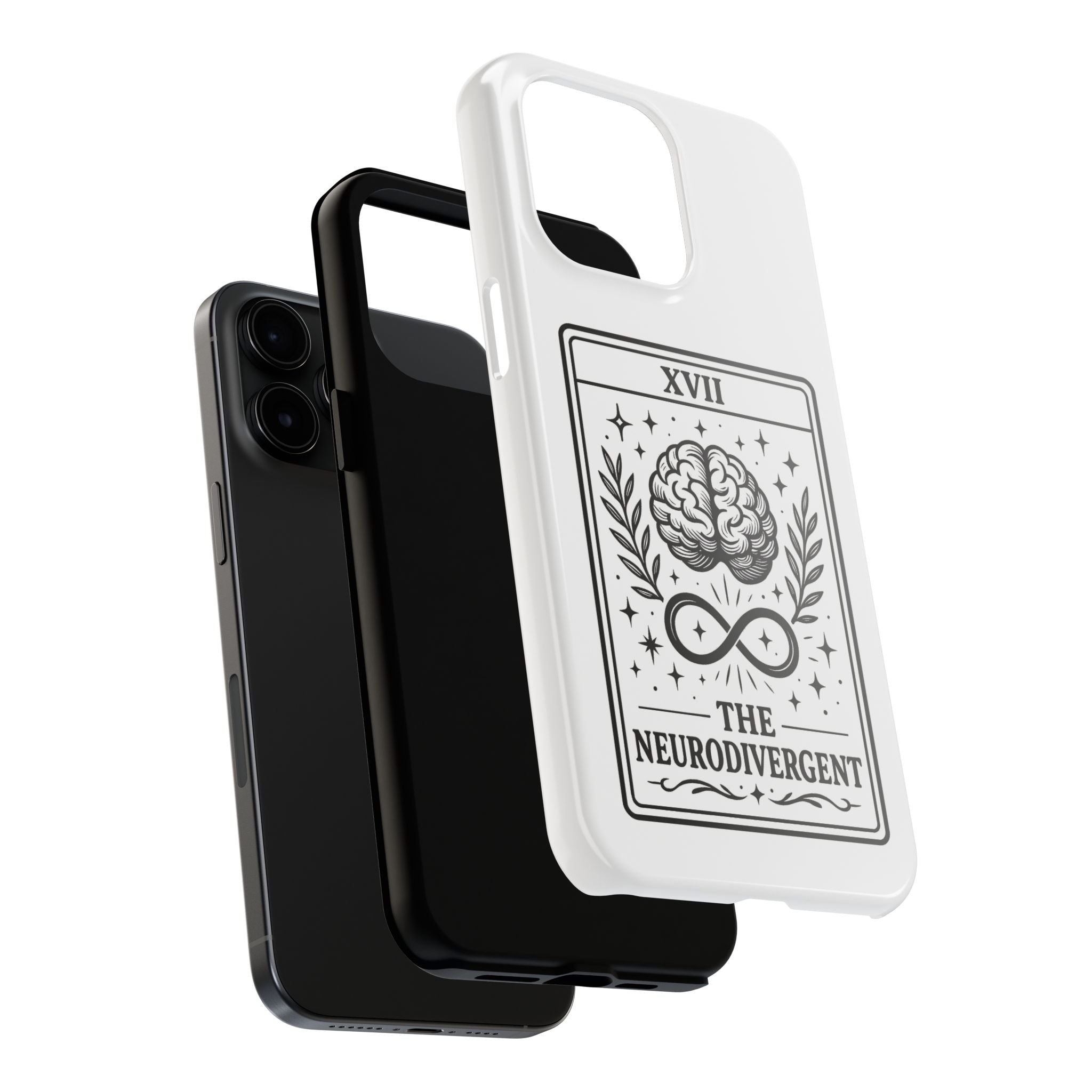 The Neurodivergent Tarot Brain phone case | iPhone Samsung tough case