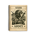 U.S. Army Female Soldier Portrait Notebook | Spiral Ruled Journal