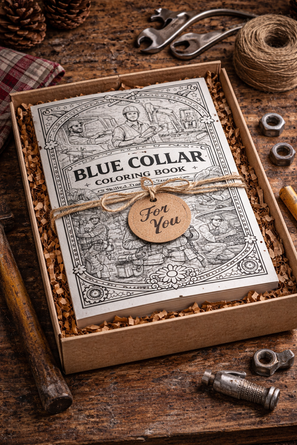 Blue Collar Coloring Book, Coloring Book | Skilled Trades Illustrations