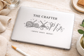The Crafter knitting crochet scissors craft tools MacBook Case | Create Craft Repeat