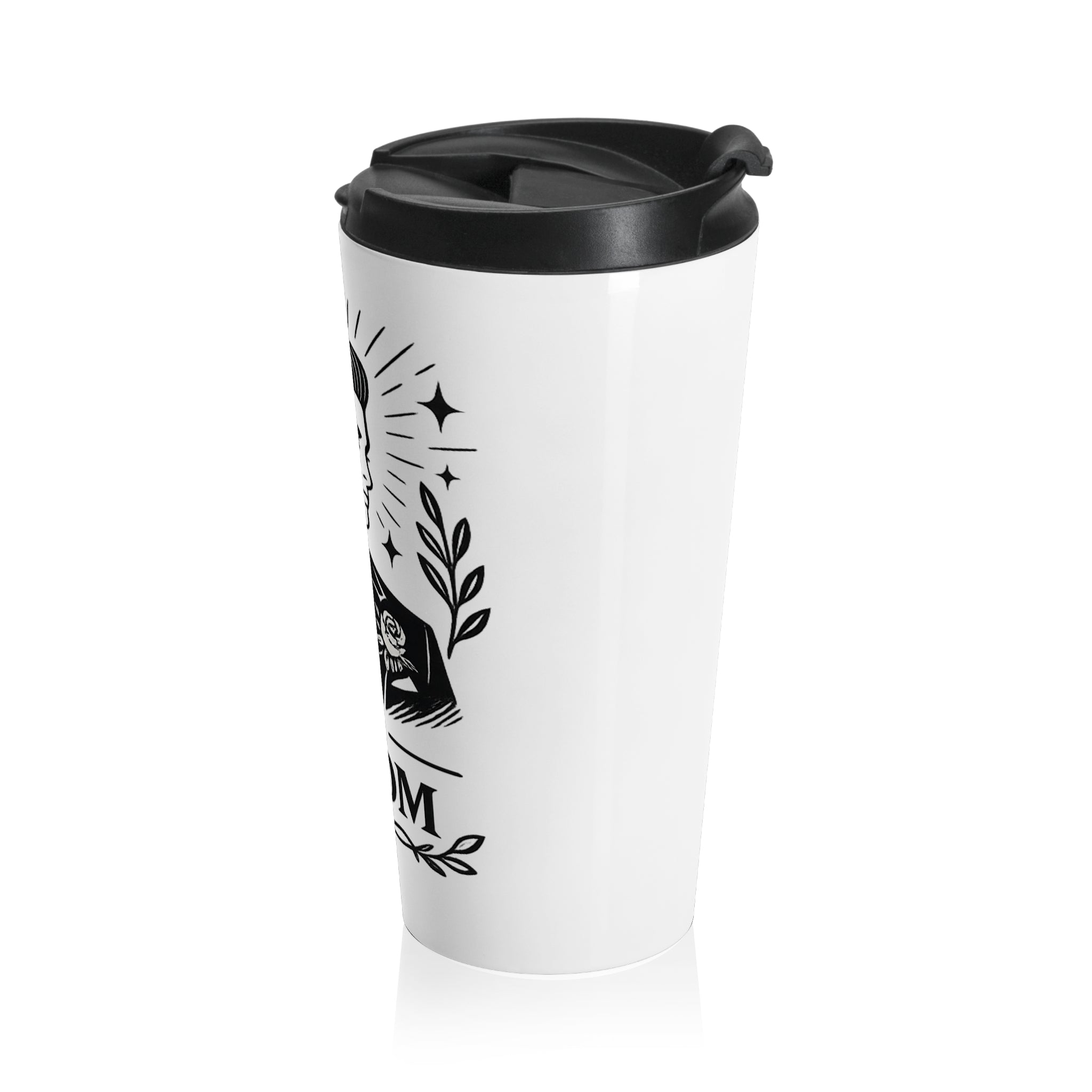 The Groom illustration travel mug | Wedding groom stainless steel tumbler