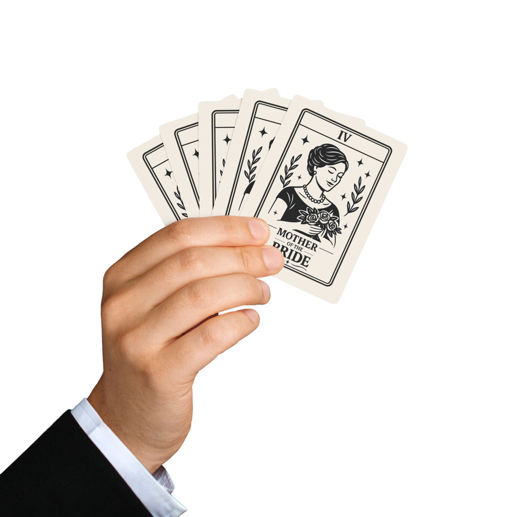Mother of the Bride Poker Playing Cards | Bridal Theme Deck, Ace of Spades