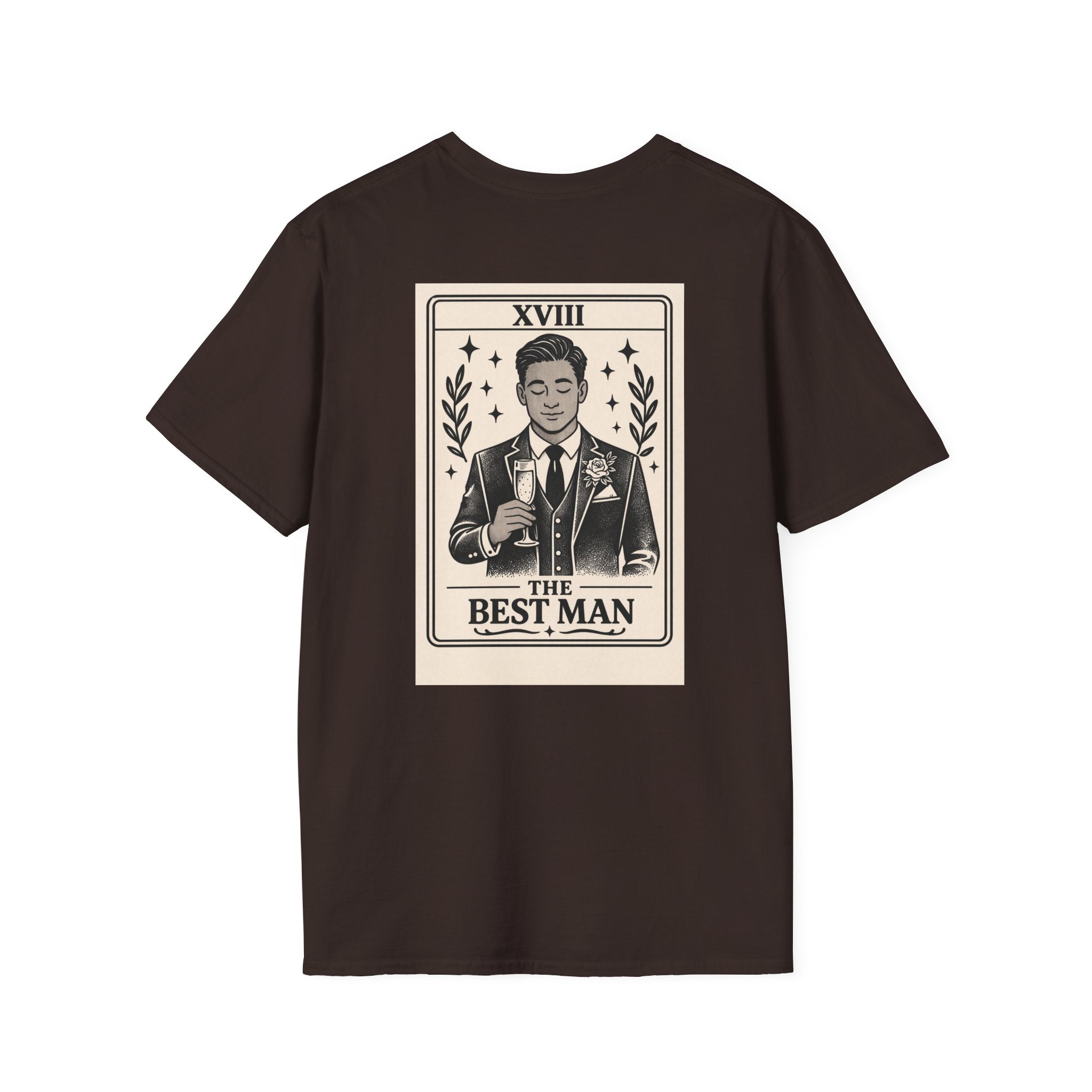 The Best Man Tarot Card T-Shirt | Groomsmen Wedding Party Tee