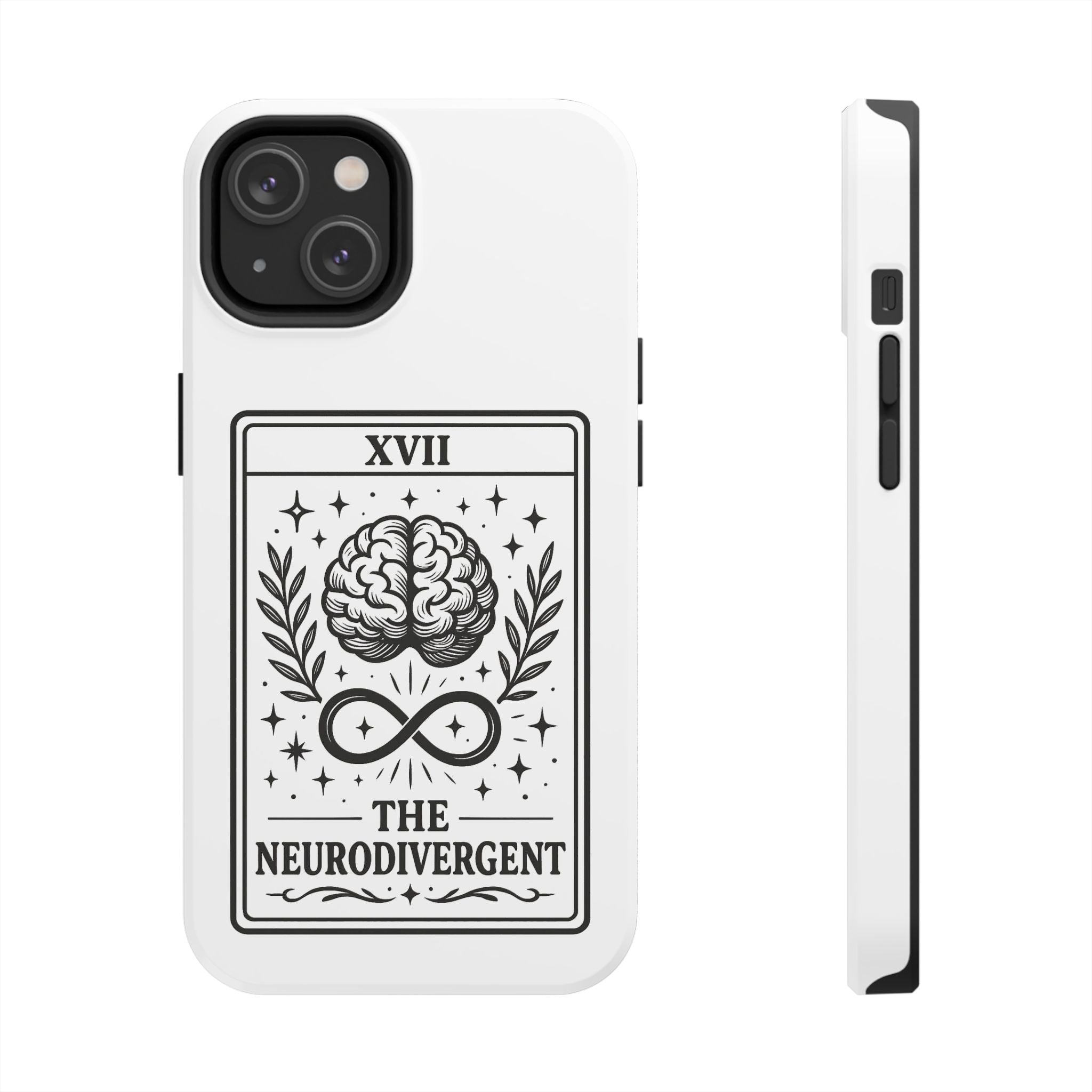 The Neurodivergent Tarot Brain phone case | iPhone Samsung tough case