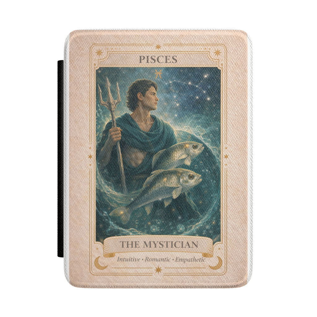 Pisces The Mystician tarot art Kindle Case | Zodiac Kindle Cover