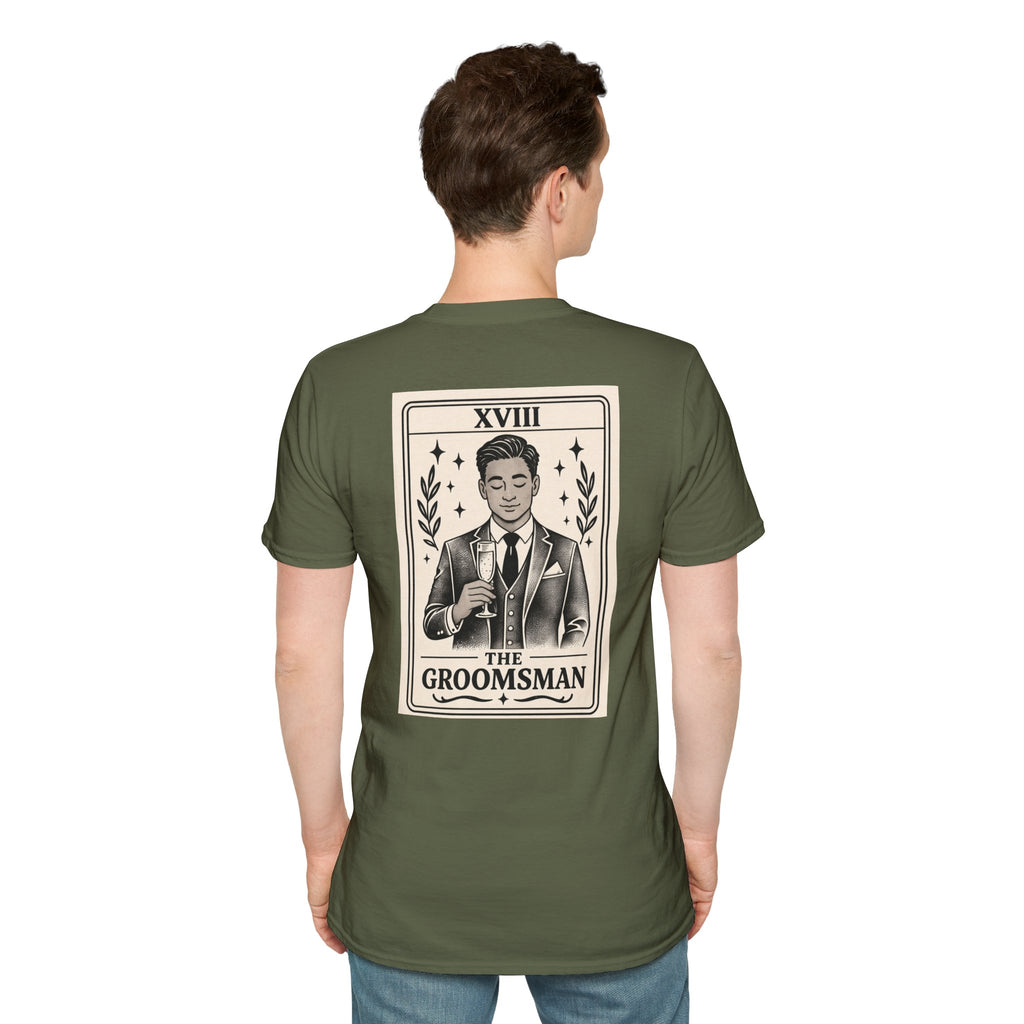 The Groomsman T-Shirt | Tarot Card Groom Illustration
