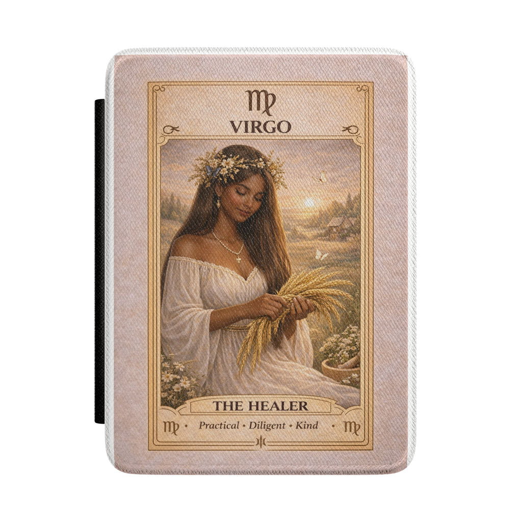 Virgo Tarot The Healer Kindle Case | Zodiac Kindle Cover, Astrological Artwork
