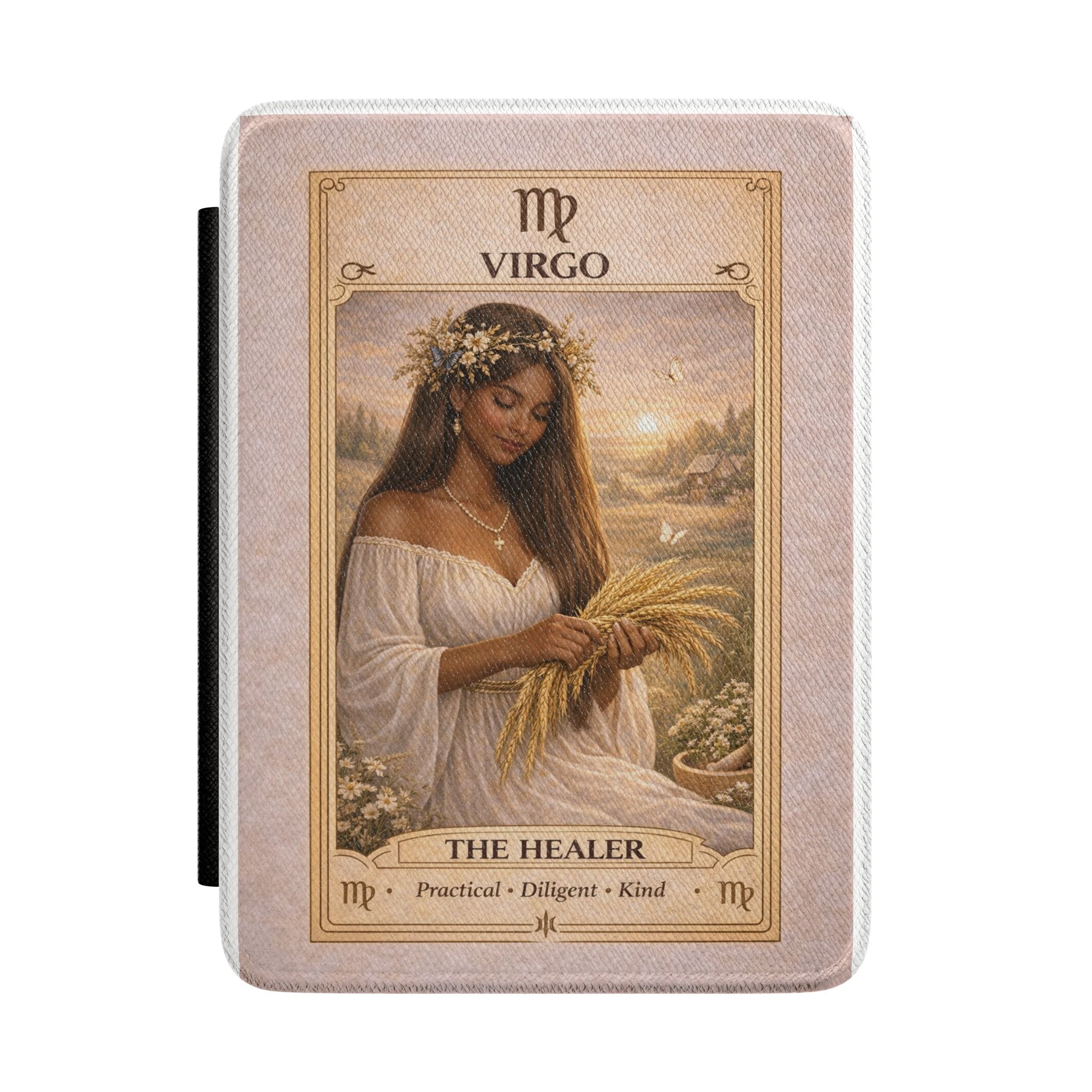 Virgo Tarot The Healer Kindle Case | Zodiac Kindle Cover, Astrological Artwork