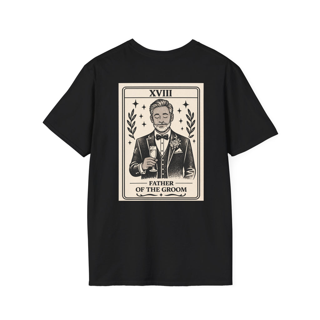 Father of the Groom T-Shirt | Tarot Card Illustration, Wedding Party Shirt