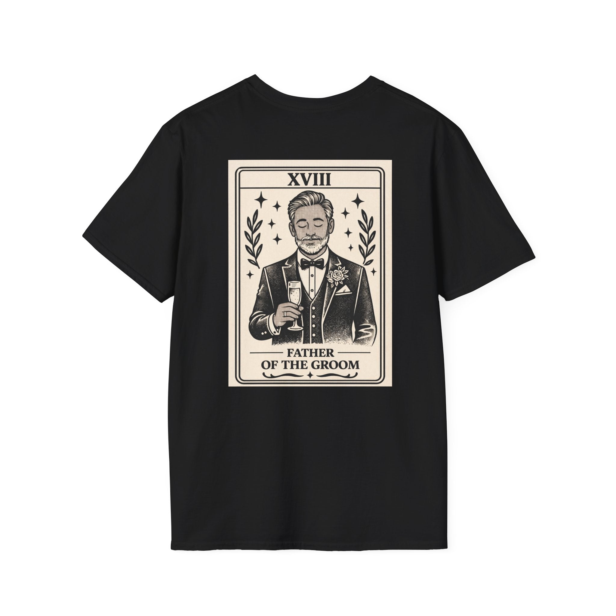 Father of the Groom T-Shirt | Tarot Card Illustration, Wedding Party Shirt