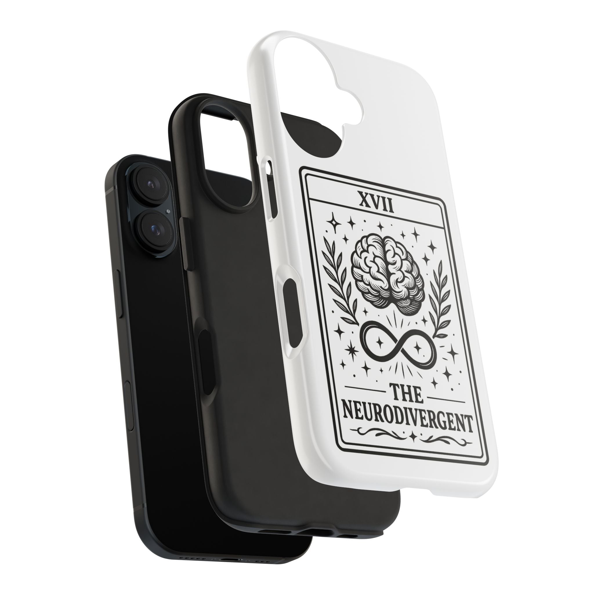 The Neurodivergent Tarot Brain phone case | iPhone Samsung tough case