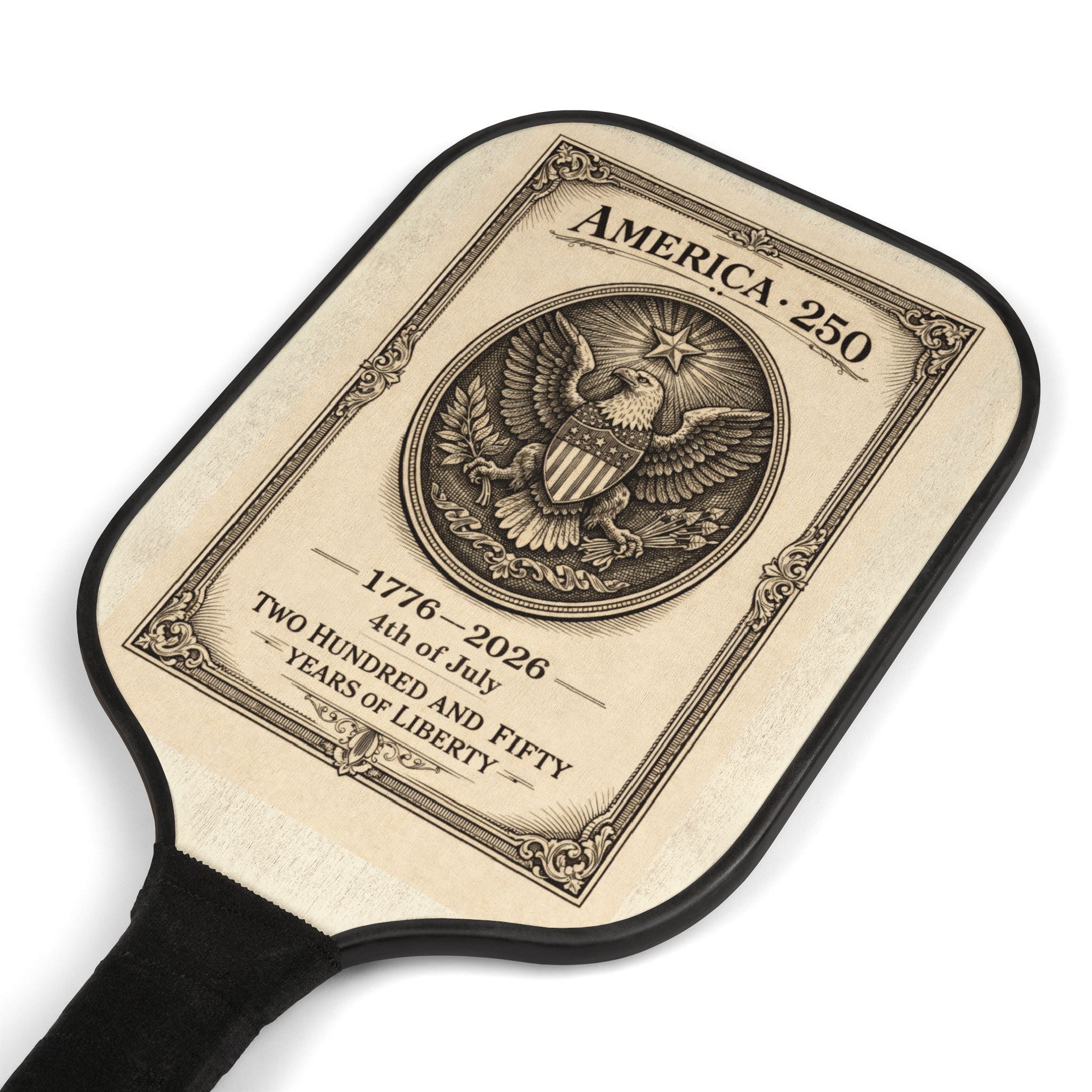 America 250 Eagle Emblem Pickleball Paddle Set | Patriotic 1776-2026 Design