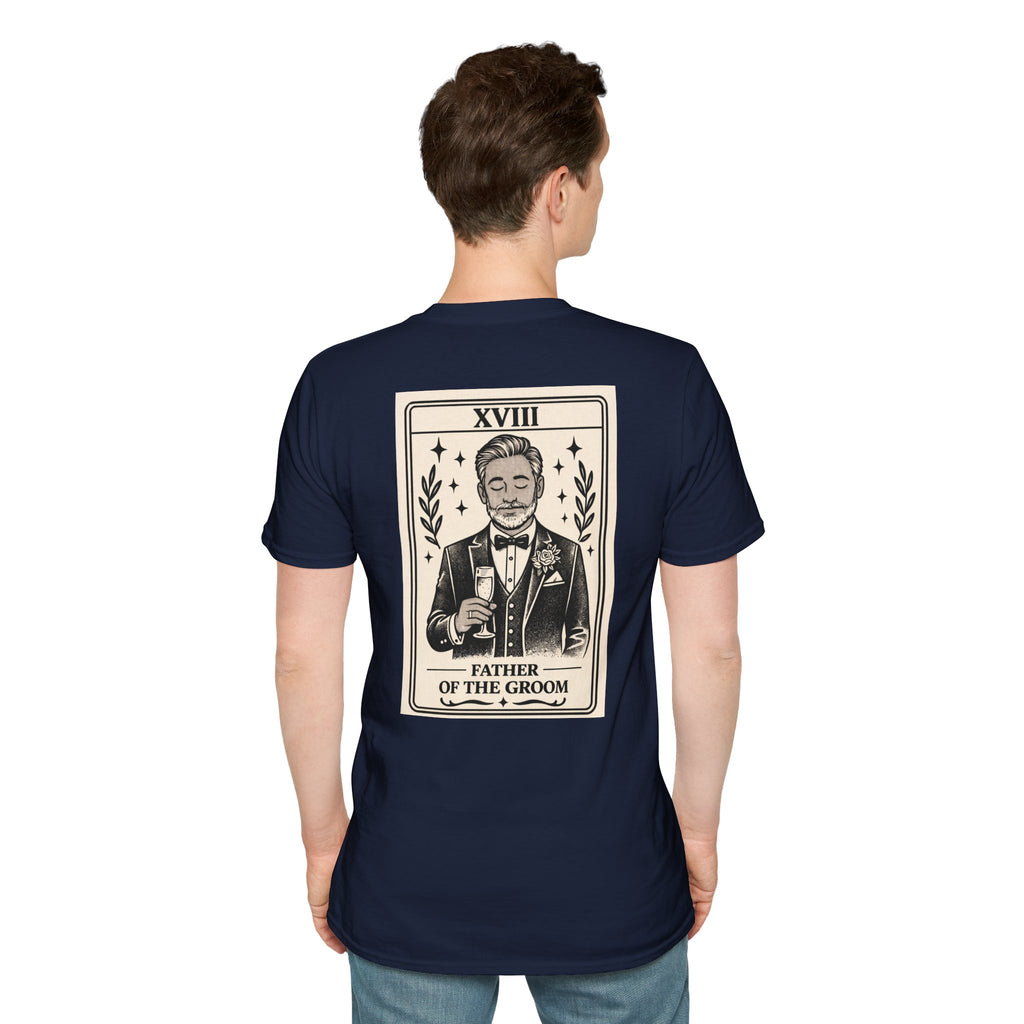 Father of the Groom T-Shirt | Tarot Card Illustration, Wedding Party Shirt