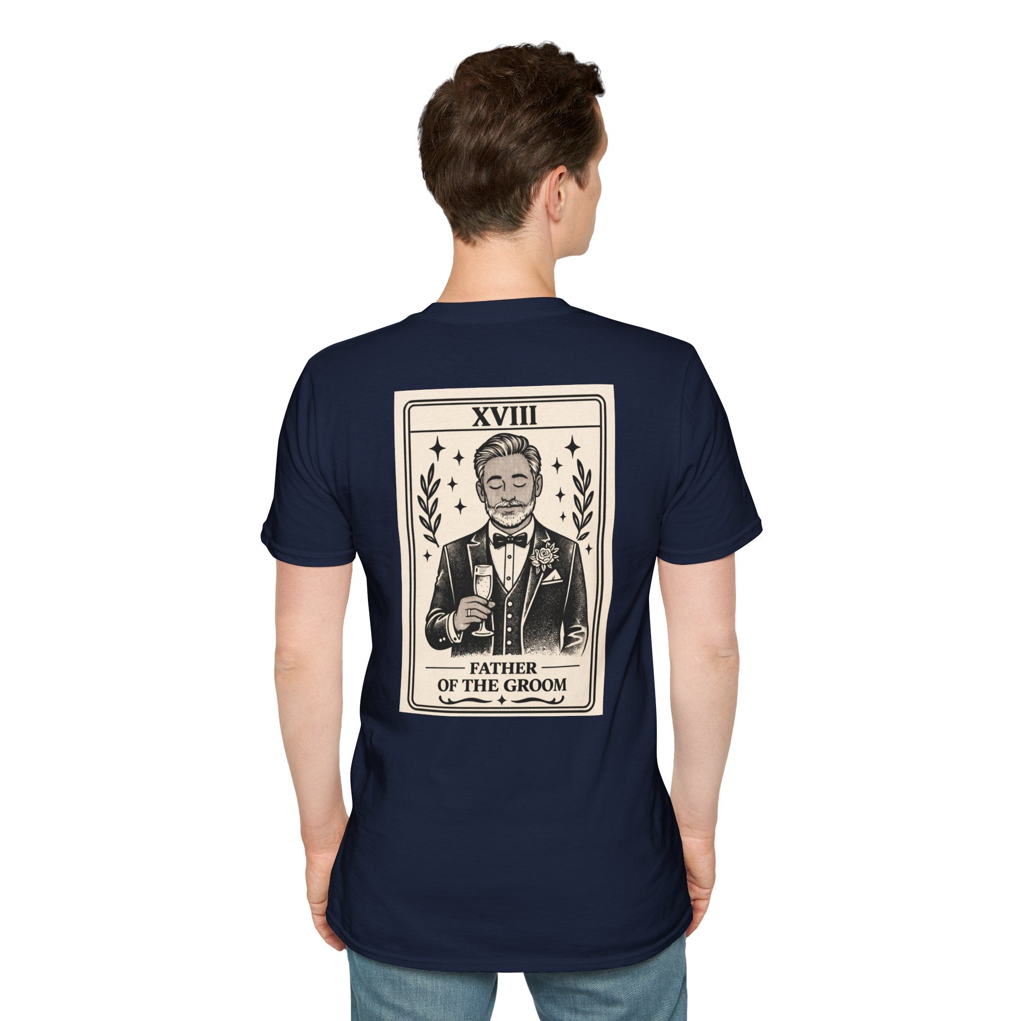 Father of the Groom T-Shirt | Tarot Card Illustration, Wedding Party Shirt