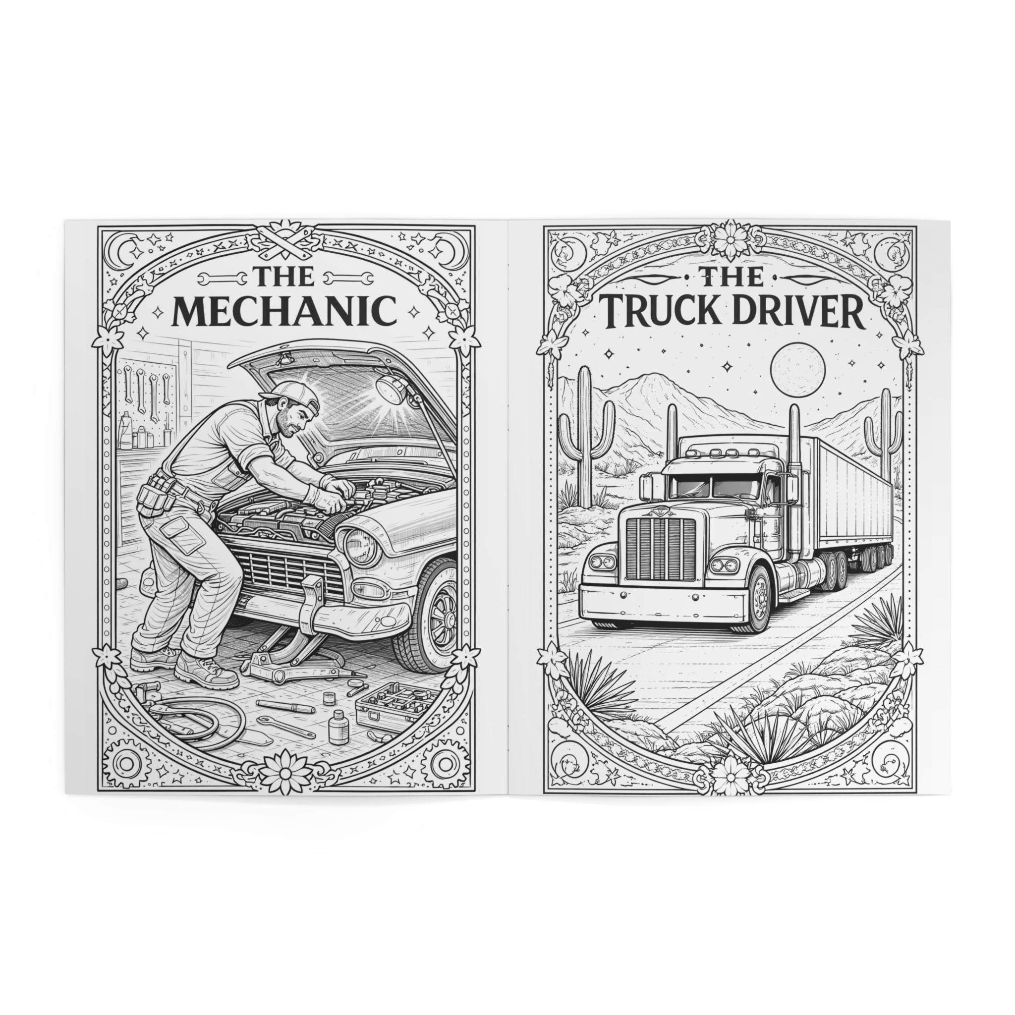 Blue Collar Coloring Book, Coloring Book | Skilled Trades Illustrations
