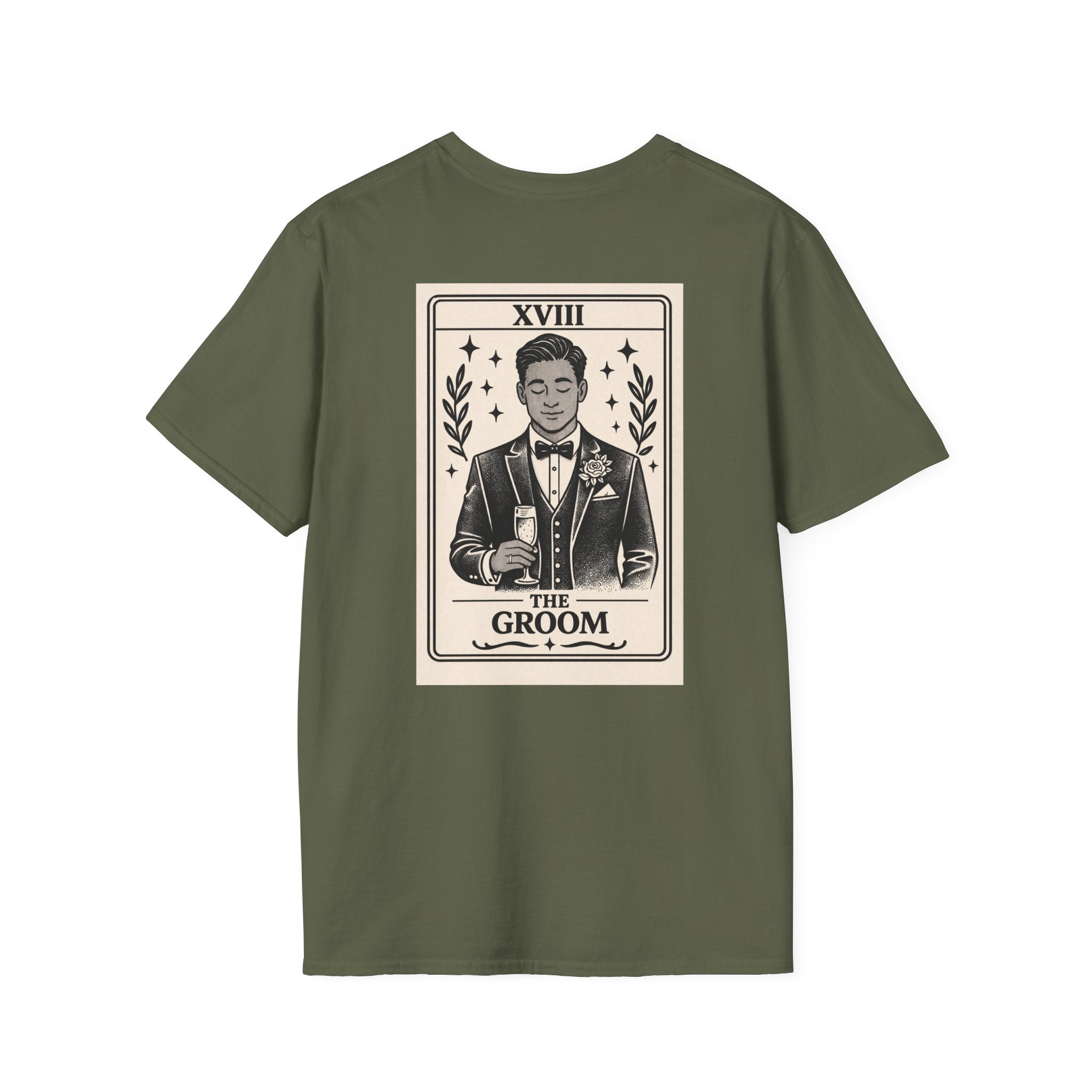 The Groom Tarot Card T-Shirt | Groom Illustration, Wedding Theme