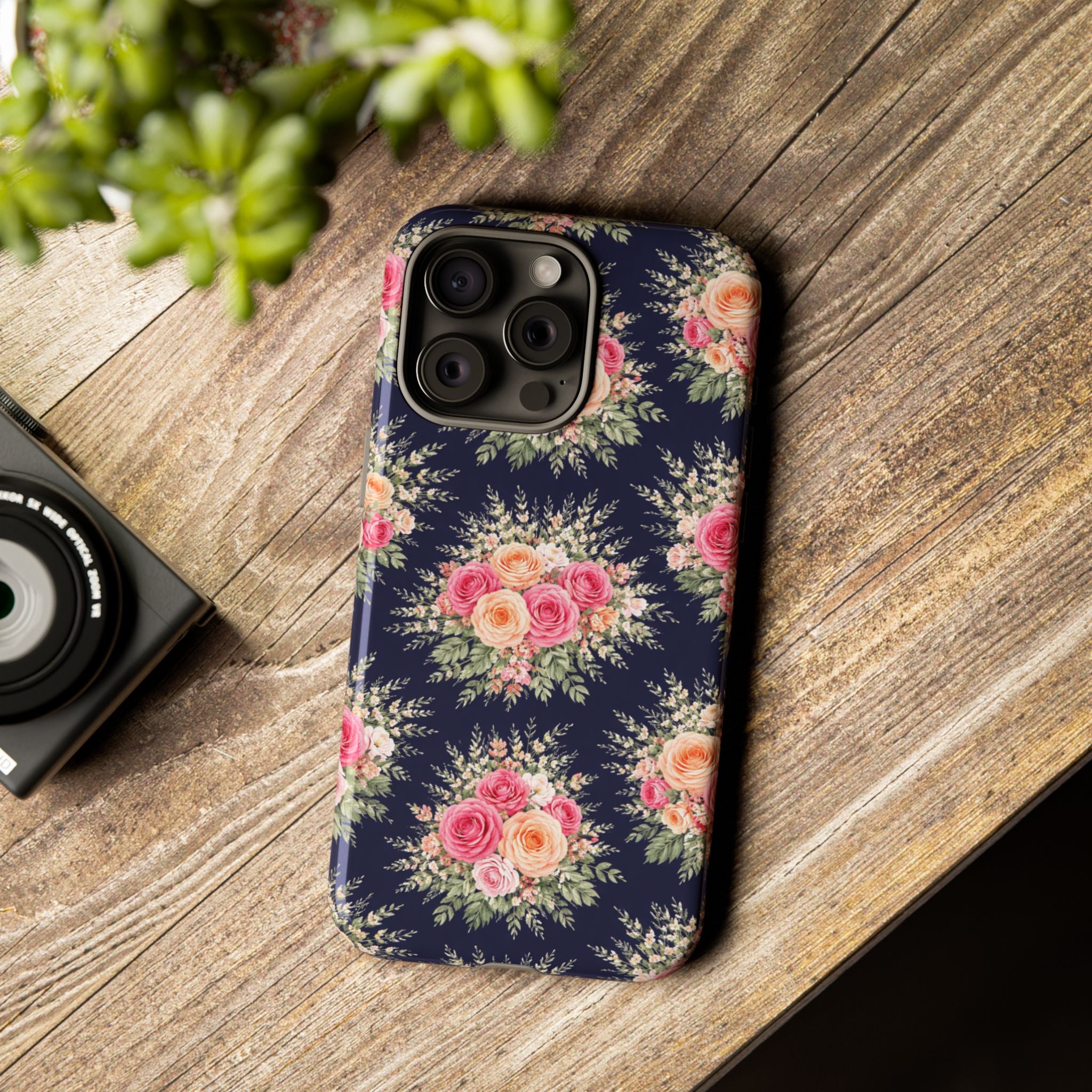 Vintage Rose Bouquet Phone Case | Floral iPhone Cover
