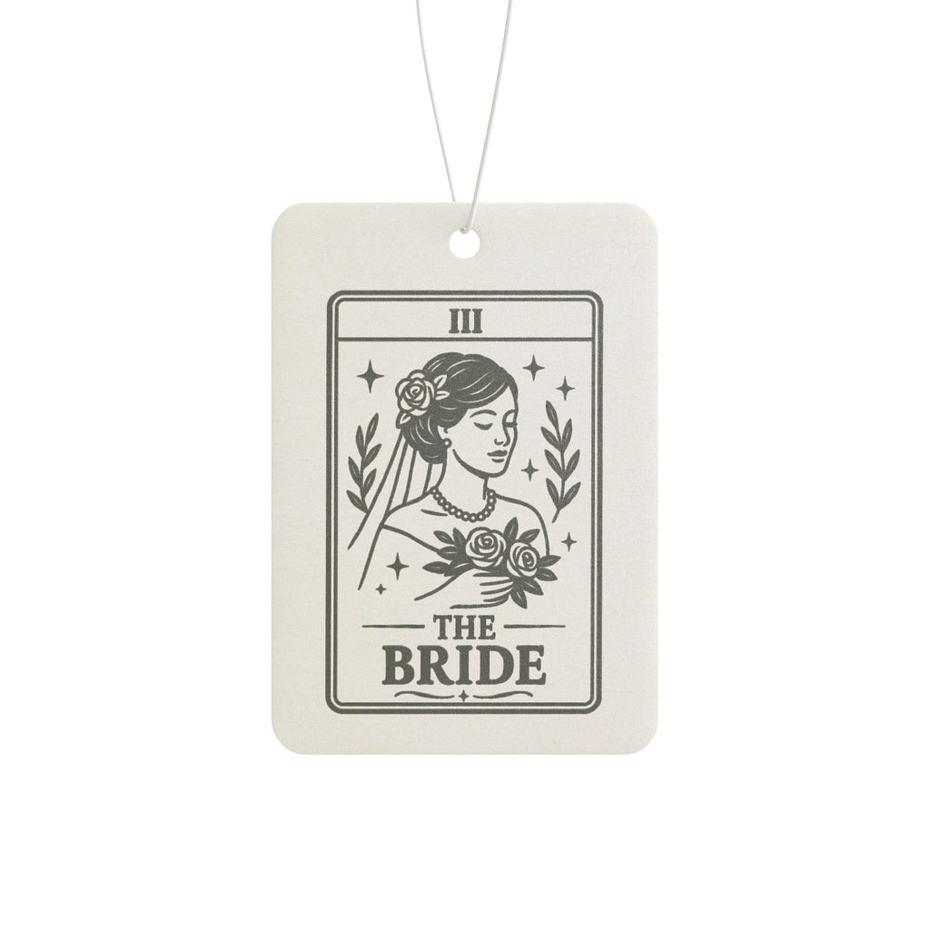 Tarot Bride Illustration Car Air Freshener | Bridal Tarot Card Scent