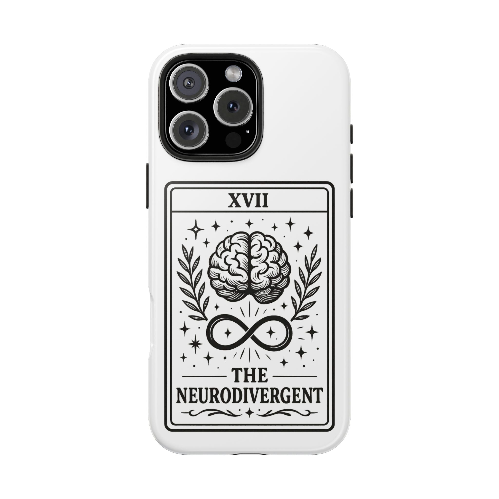 The Neurodivergent Tarot Brain phone case | iPhone Samsung tough case