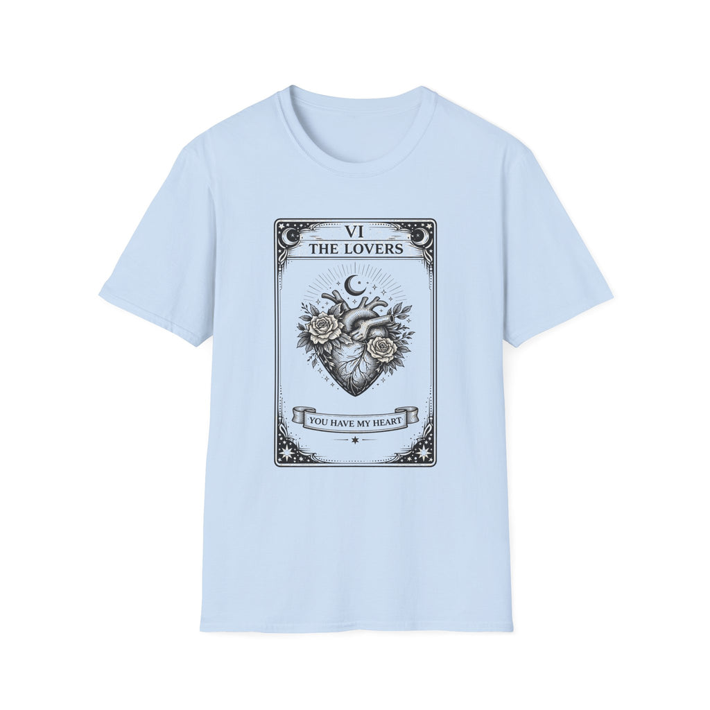 The Lovers Tarot Shirt You Have My Heart T Shirt Romantic Gift Vintage Tarot Graphic Tee