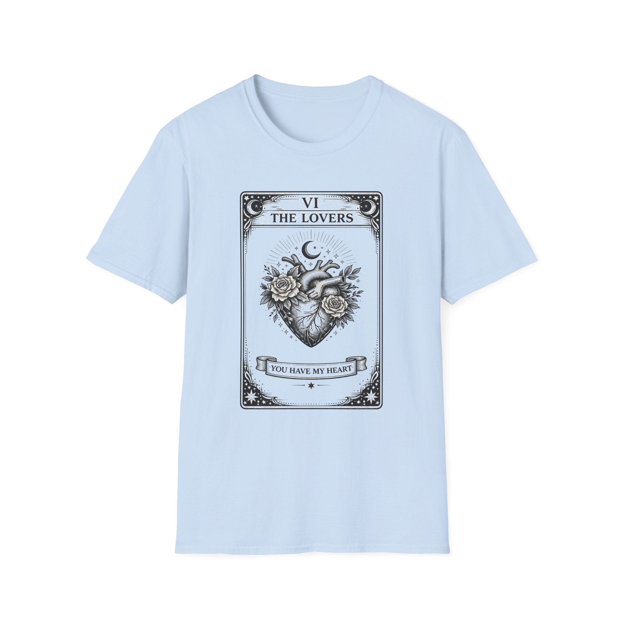 The Lovers Tarot Shirt You Have My Heart T Shirt Romantic Gift Vintage Tarot Graphic Tee