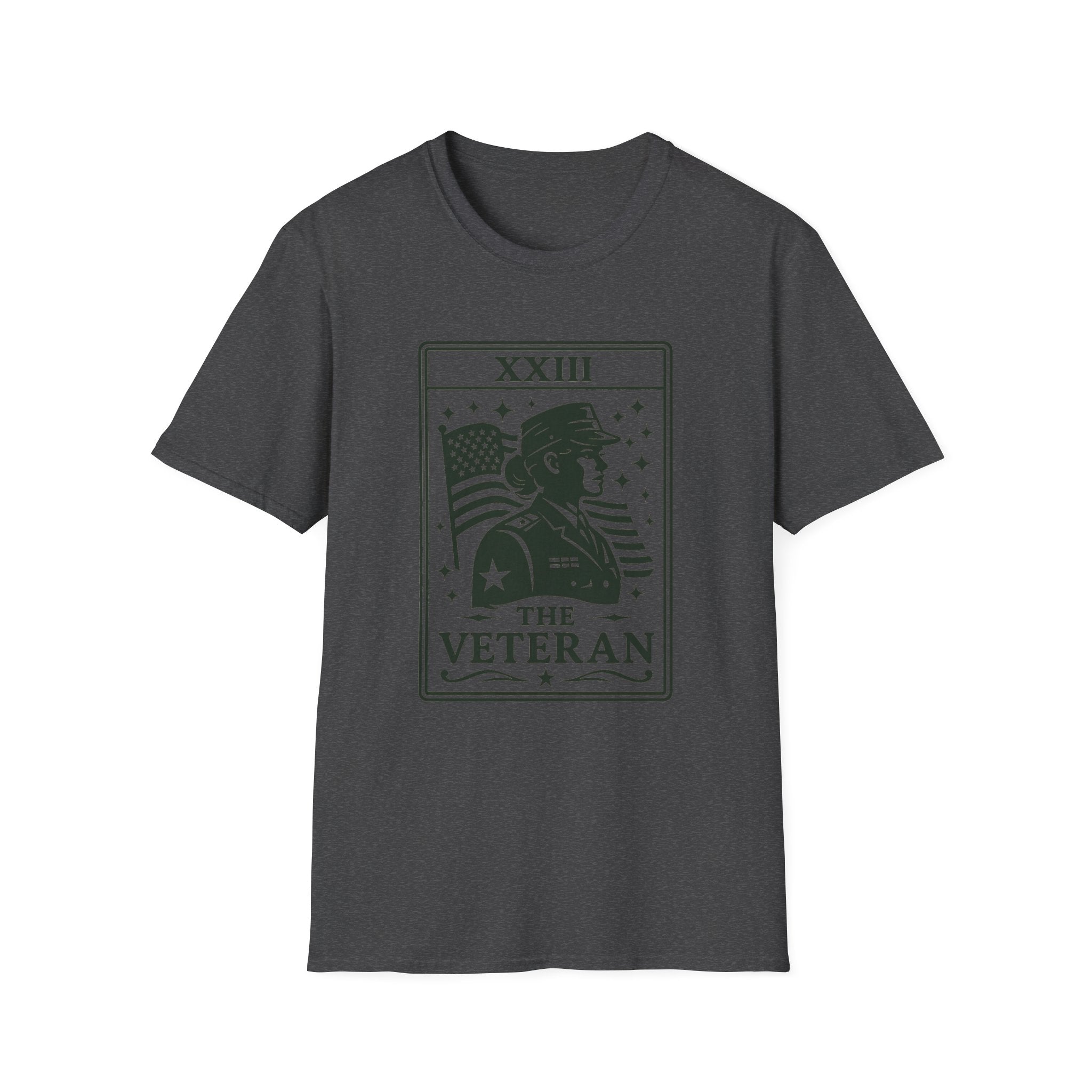 Female Veteran Shirt Tarot Card, Woman Veteran Gift, Military Woman Shirt, Patriotic Tee for Women, Veteran Gift Idea, USA Pride Shirt