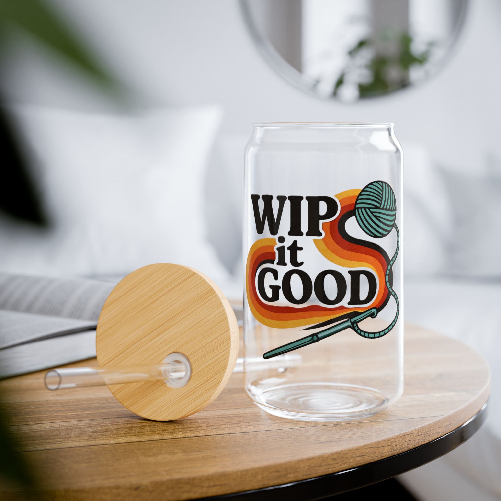 Wip It Good Sipper Glass | 16oz
