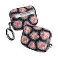 Vintage Floral Bouquet AirPod Case | Pink Roses on Navy