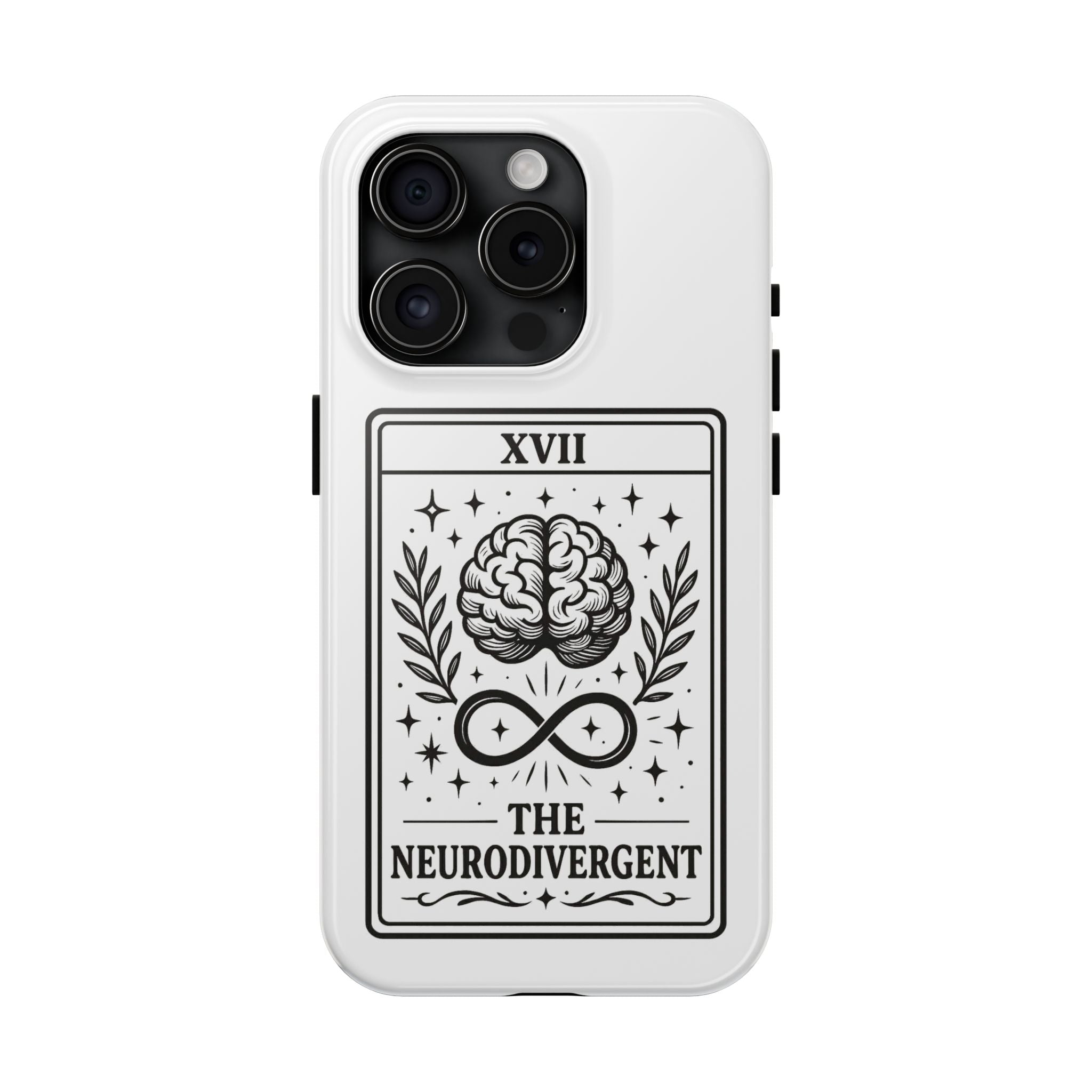 The Neurodivergent Tarot Brain phone case | iPhone Samsung tough case
