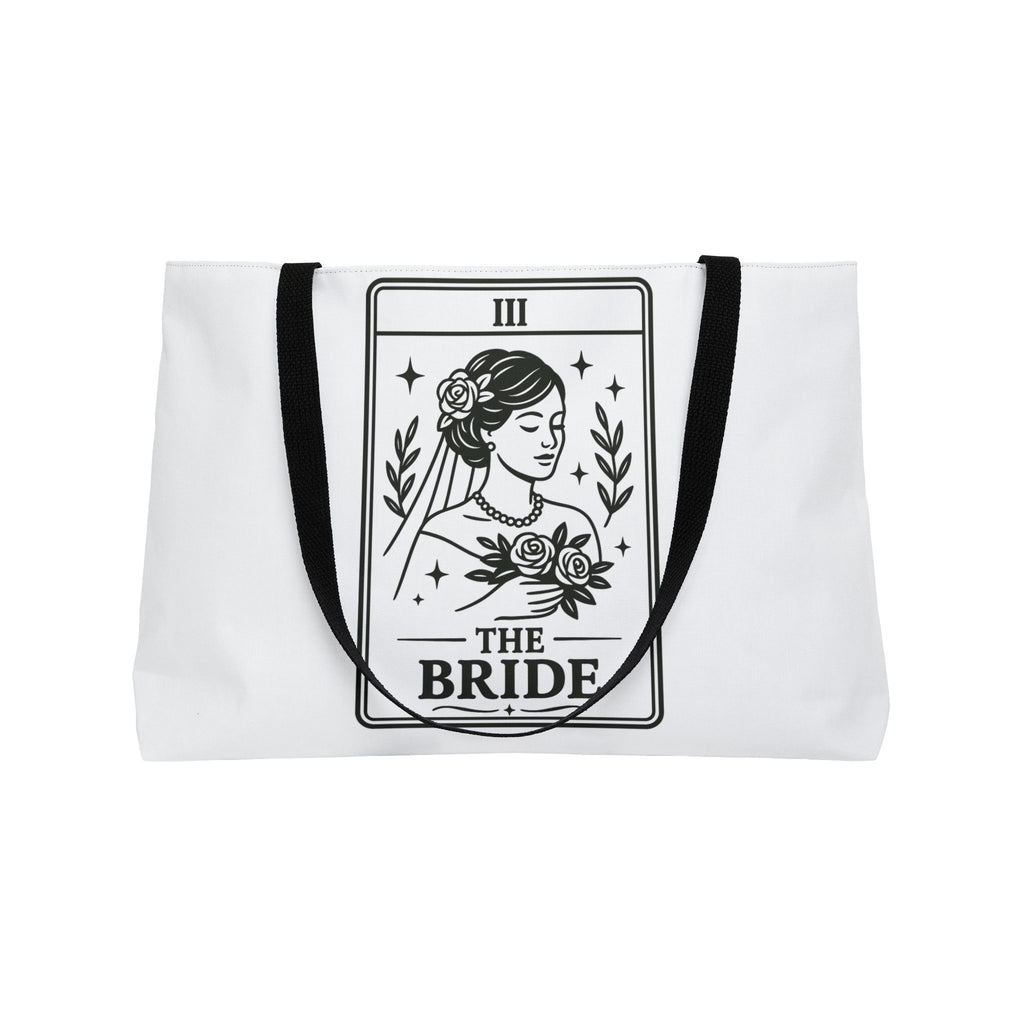 The Bride tarot illustration Weekender Tote Bag | bridal tarot artwork, bachelorette accessory