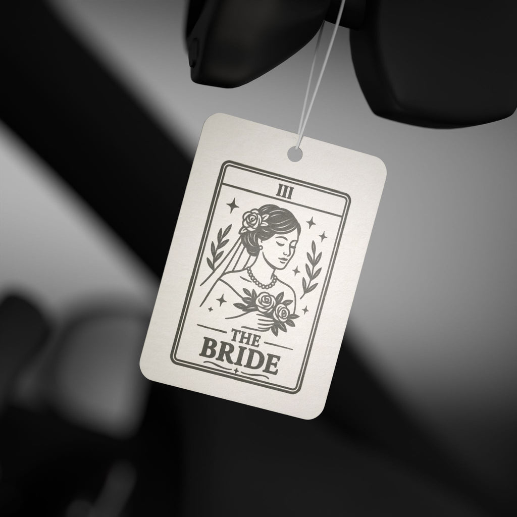 Tarot Bride Illustration Car Air Freshener | Bridal Tarot Card Scent