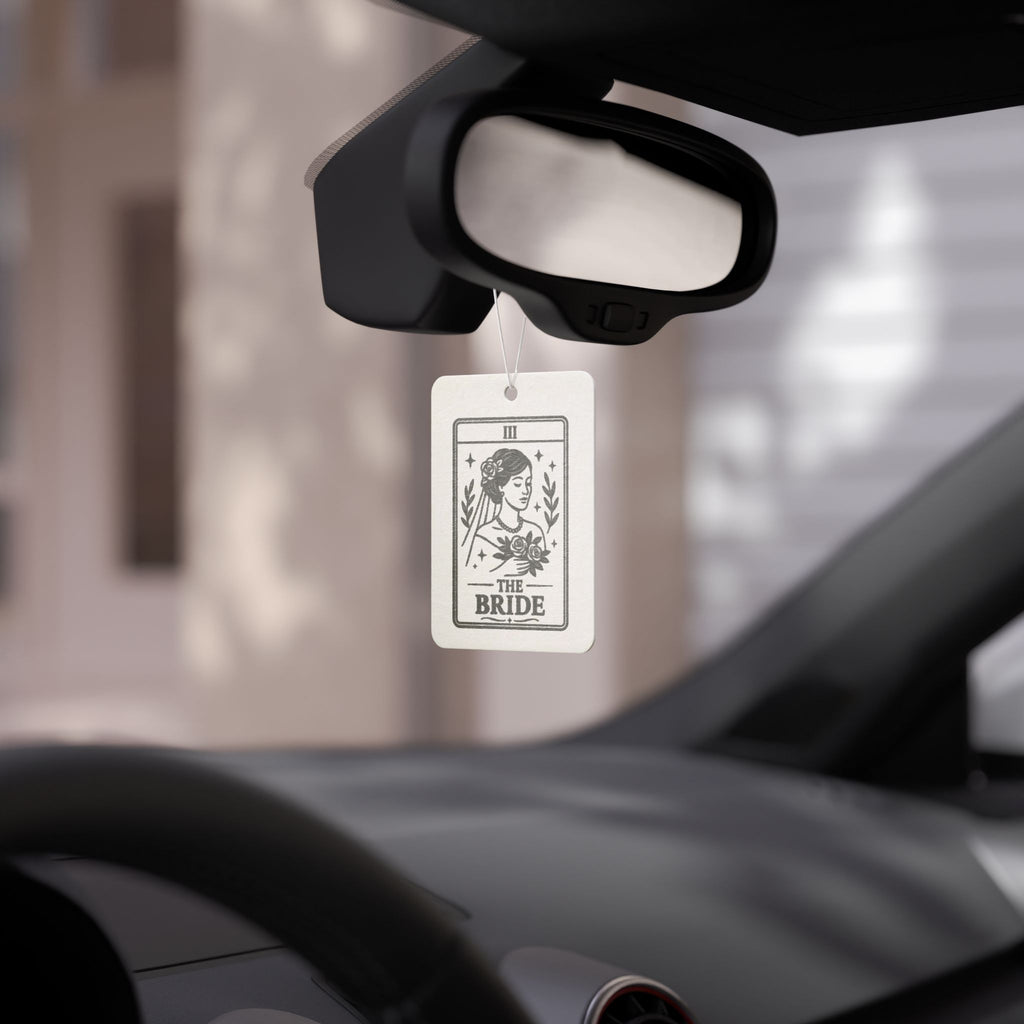 Tarot Bride Illustration Car Air Freshener | Bridal Tarot Card Scent