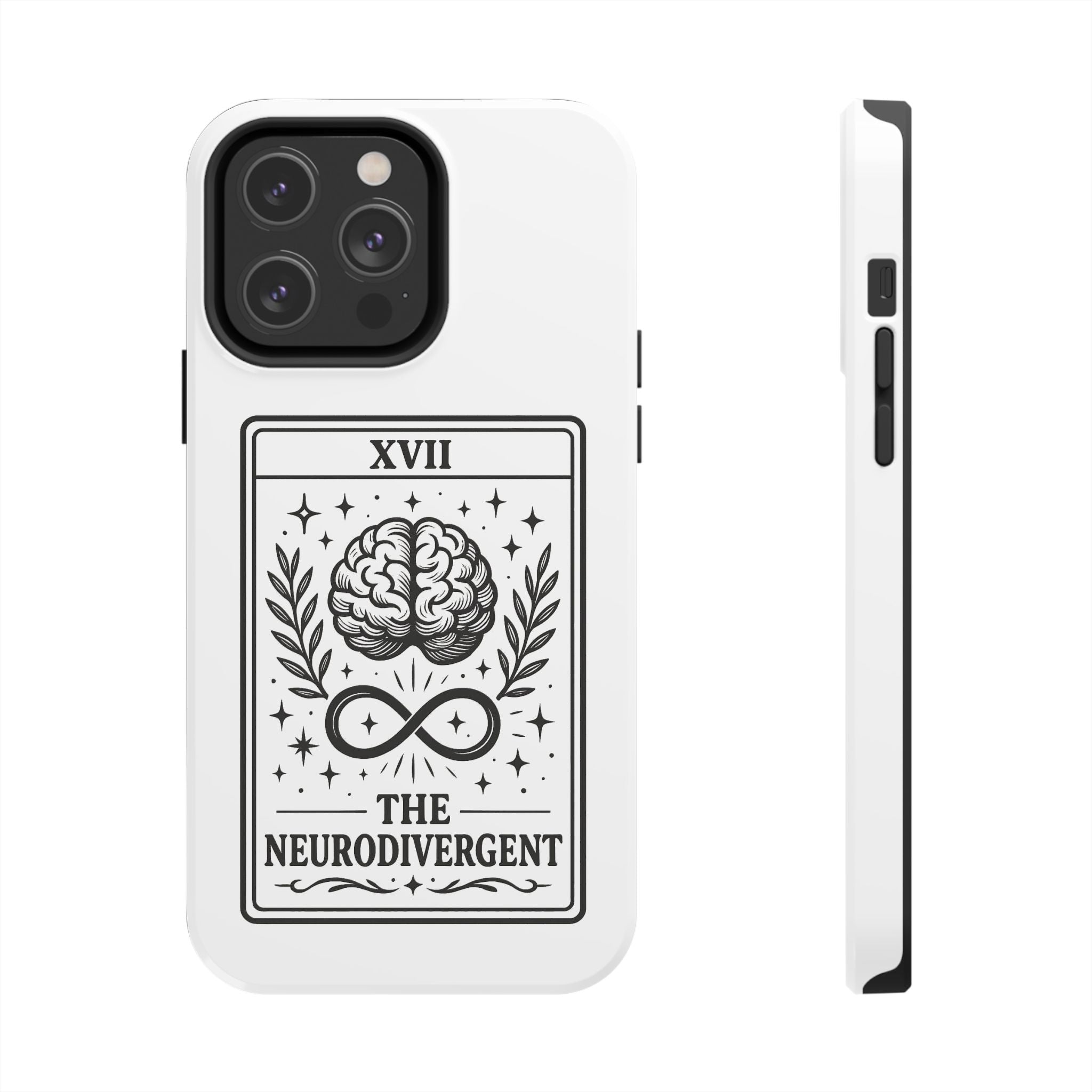 The Neurodivergent Tarot Brain phone case | iPhone Samsung tough case