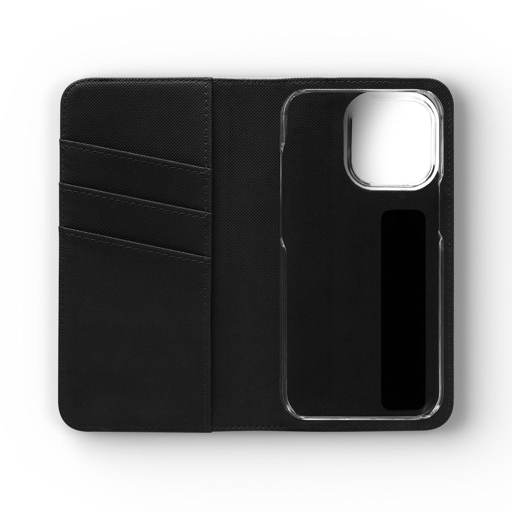 Blueberry Watercolor Pattern Flip Case | Phone Wallet, Card Slots