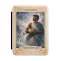 Aquarius Tarot Illustration Kindle Case | Zodiac The Luminary Cover