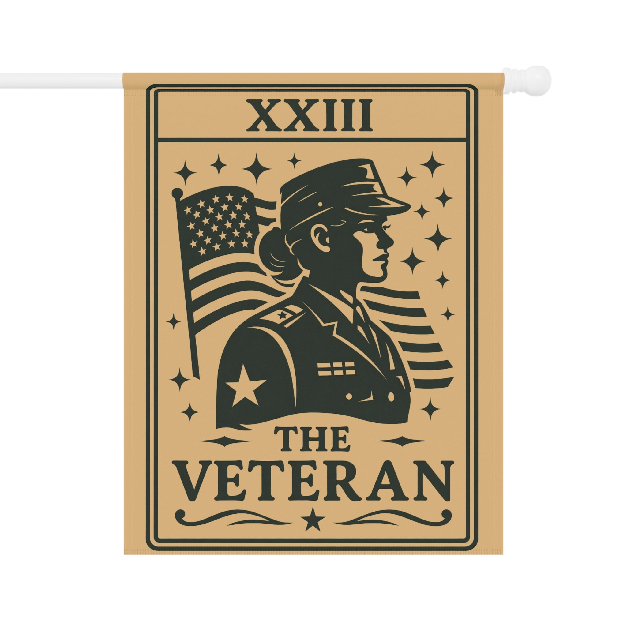 The Veteran garden flag Banner | Military Tribute, American Flag