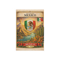 Mexico vintage crest garden flag | Garden Banner