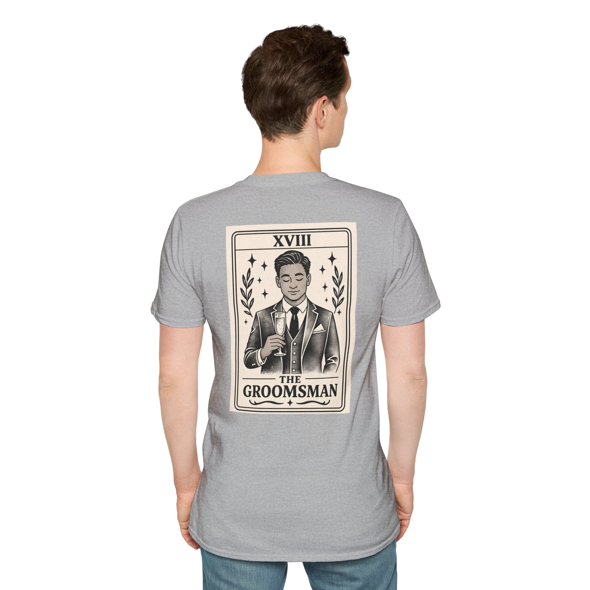 The Groomsman T-Shirt | Tarot Card Groom Illustration