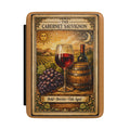 Cabernet Sauvignon Wine Art Kindle Case | Vineyard Glass Barrel Grapes