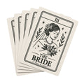Bride Tarot Style Poker Playing Cards | Custom Bridal Deck, Ace of Spades
