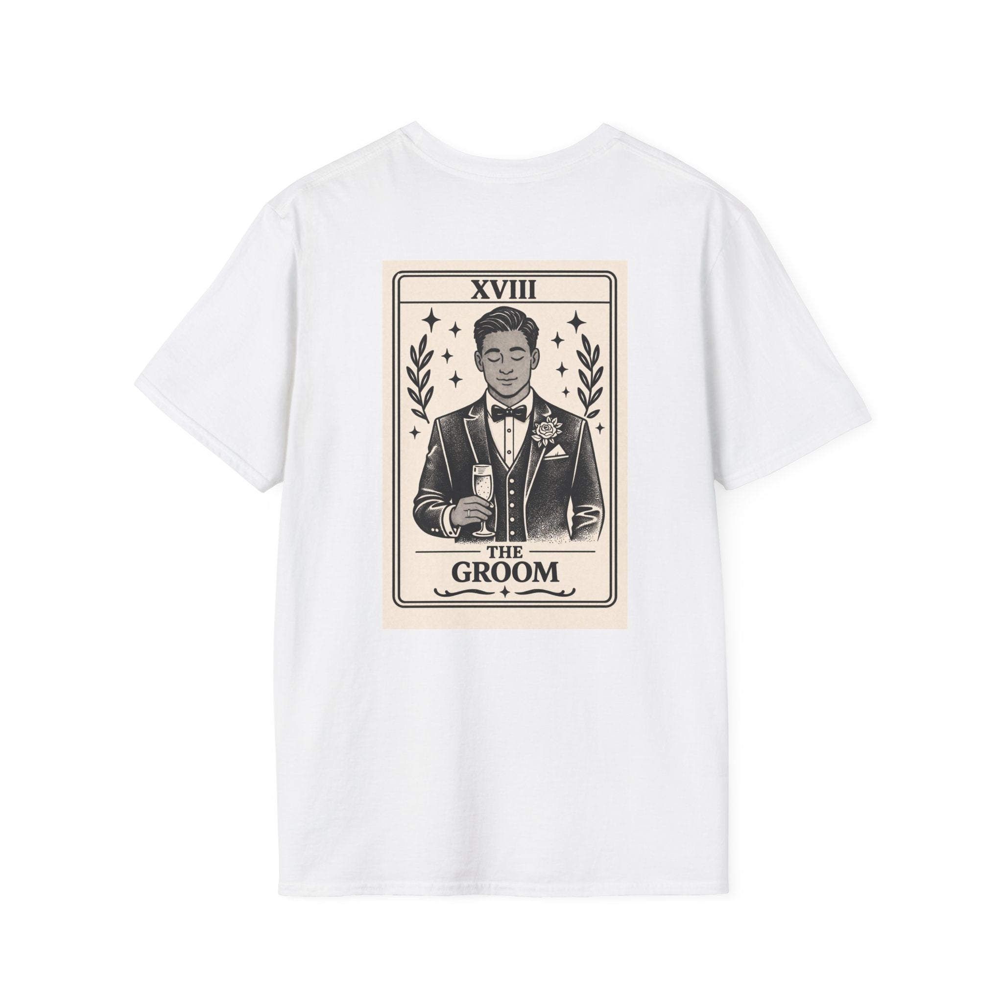 The Groom Tarot Card T-Shirt | Groom Illustration, Wedding Theme