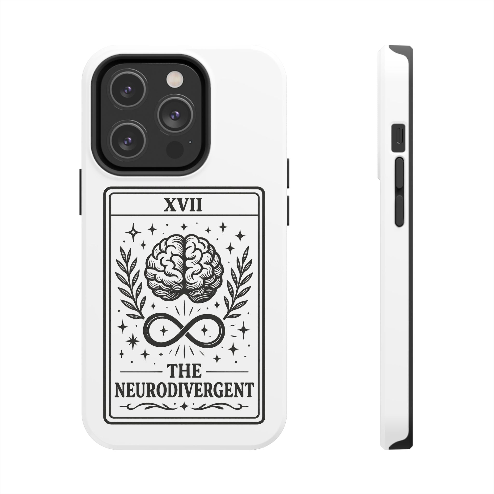 The Neurodivergent Tarot Brain phone case | iPhone Samsung tough case